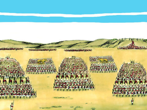 Când Ieroboam a aflat că Abia a devenit rege, şi-a adunat o armată de 800.000 de bărbaţi viteji. – Imagine 5