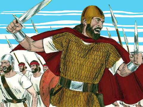 Armata lui Iuda a răspuns la această situaţie printr-un strigăt la Domnul pentru ajutor. – Imagine 15