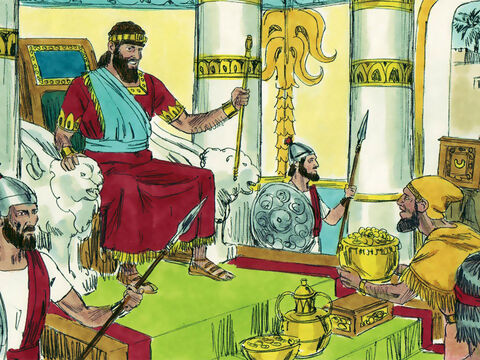 Abia a devenit un rege puternic şi a domnit timp de trei ani, după ce a murit, şi fiul său, Asa a devenit rege. – Imagine 20