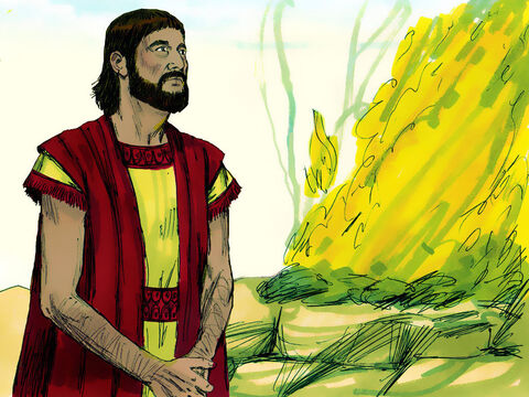 Avram a construit un altar Domnului la Sihem, şi l-a lăudat. – Imagine 9