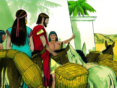 Faraonul le-a poruncit funcţionarilor să le conducă pe Avram, Sarai şi toţi ce erau cu el afară din Egipt împreună cu tot ce aveau. – Imagine 17