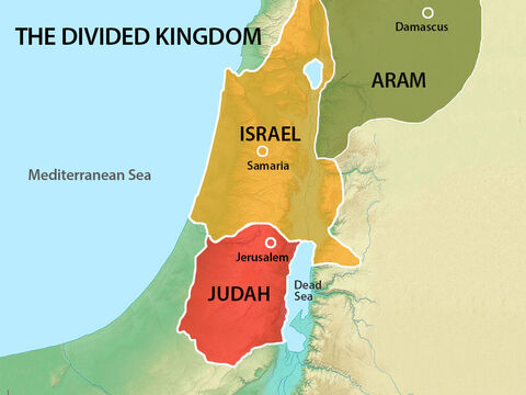 Cu ani în urmă, israeliţii fuseseră împărţiţi în două naţiuni. Regele Ahaz domnea în partea de sud, iar regele Pekah domnea în nordul regatului Israel. Amândoi sunt descrişi în Biblie ca fiind domni răi, care nu L-au ascultat pe Dumnezeu. – Imagine 2