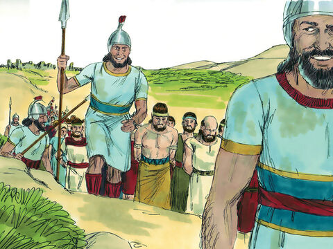 Regele Ahaz a supravieţuit bătălia, dar mulţi au fost luaţi prizonieri şi deportaţi în Damasc, în ţara Aram. – Imagine 6