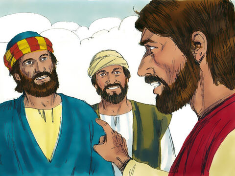 Isus s-a uitat la Simon, şi a zis:<br/>– Tu eşti Simon, dar vei fi numit Petru, adică piatră! – Imagine 6