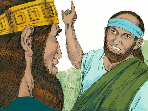 Când Asa s-a întors, Dumnezeu l-a trimis pe Azaria, fiul lui Oded, profetul, cu un mesaj pentru regele triumfător:<br/>- Ascultaţi-mă triburile din Iuda şi Beniamin, a zis. Domnul este cu voi când Îl ascultaţi. Dacă-L veţi căuta, El Se va lăsa găsit de voi, dar dacă-L părăsiţi şi El vă va părăsi. – Imagine 16