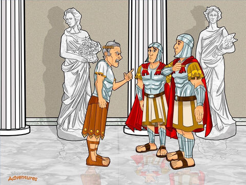 Mai târziu în acel an, Cezar August – conducătorul puternicului Imperiu Roman – a ordonat să se facă un recensământ. Romanii cârmuiau Iudeea, iar evreii au fost obligaţi să se supună legilor stricte ale Romei. Cezar a vrut să ştie câte persoane avea sub cârmuirea sa şi câţi erau cei pe care i-ar fi putut impozita. La urma urmei, erau o mulţime de drumuri încă de construit!<br/>– Toată lumea trebuie să se întoarcă în oraşul său natal şi să se înscrie la recensământ, a anunţat Cezar de la palatul său din Roma.<br/>Pentru că Iosif era descendent al regelui David, el a trebuit să călătorească în Betleem, oraşul în care a crescut David. Dar Betleem era departe, iar Maria trebuia să ajungă înainte să se nască bebeluşul. Iosif şi-a împachetat desagii, a urcat-o pe Maria pe un măgar şi au pornit spre Betleem, pe drumul plin de praf. – Imagine 4