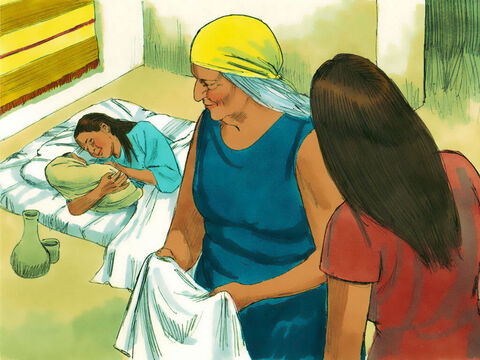 Exodul 1:15<br/>Cele două moaşe, care le ajutau pe femeile evreice să nască s-au numit Şifra şi Pua. – Imagine 8