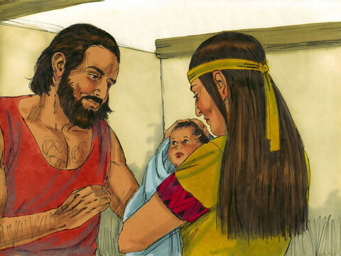 Exodul 2:1<br/>Când un bărbat evreu şi soţia sa din tribul lui Levi au născut un băiat, l-au ascuns timp de trei luni din faţa egiptenilor. – Imagine 13