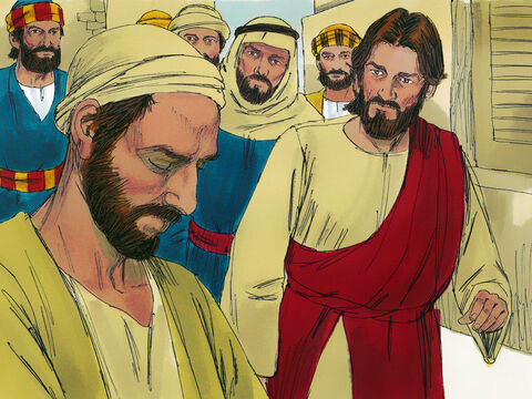 În timp ce mergea prin Ierusalim, Isus a văzut un om, care fusese orb de la naştere. Ucenicii Lui L-au întrebat: – Învăţătorule, acest om e orb pentru că a păcătuit el sau părinţii lui? – Orbia lui nu este o consecinţă a păcatelor lui sau a părinţilor săi – răspunse Isus. – Imagine 1