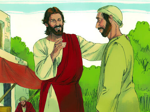 Când Isus a auzit că omul fusese dat afară, sa dus să-l caute. – Crezi tu în Fiul lui Dumnezeu? – întreba Isus. – Cine este, doamne? – întreba omul. – Spune-mi ca să cred în el. – Acum îl poţi vedea, – răspunse Isus. – De fapt El este Cel care vorbeşte cu tine. – Imagine 9