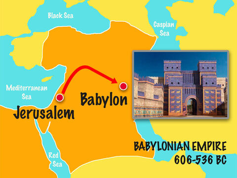 Daniel şi izraeliţii au fost duşi în captivitate la Babilon. – Imagine 6