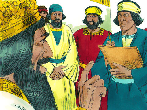 Împăratul Darius a scris tuturor popoarelor: „Poruncesc ca toţi oamenii din împărăţie să-L teme şi să-L respecte pe Dumnezeul lui Daniel. Căci El este Dumnezeul cel viu, şi El dăinuie în veci. Împărăţia Lui nu va fi nimicită niciodată, iar stăpânirea Lui nu va avea sfârşit. El mântuieşte şi face minuni. L-a salvat pe Daniel din ghearele leilor.” – Imagine 14