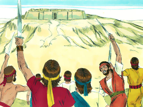 Construit pe Muntele Sion, Ierusalim era o cetate atât de bine apărată, încât iebusiţii s-au mândrit astfel: – Nu vei intra aici, chiar şi orbii şi ologii te vor respinge. – Imagine 3