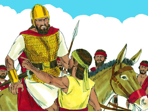 Regele Saul a auzit că David fusese în Cheila, şi a sperat să îl prindă în capcană. Şi David a aflat de planurile lui Saul, şi l-a rugat pe preotul Abiatar să-L întrebe pe Dumnezeu, dacă Saul va ataca Cheila, şi cetăţenii îl vor preda pe el regelui. – Imagine 4