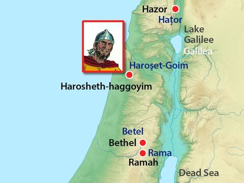Sisera, conducătorul oştirii sale, locuia în Haroşet-Goyim. – Imagine 5