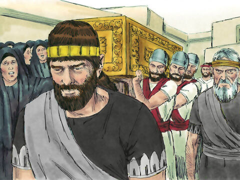 Ahazia a murit potrivit cuvântului Domnului. Pentru că nu avea nici un fiu, în locul lui a devenit rege Ioram, fratele său. – Imagine 14