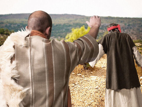 Elisei şi-a lăsat boii, şi a fugit după Ilie. – Imagine 5
