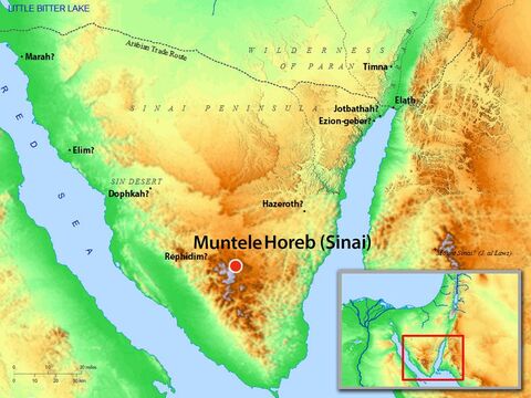 Această munte a fost numită și Muntele Sinai, și era muntele pe care Dumnezeu a vorbit cu Moise și i-a dat cele zece porunci. – Imagine 14
