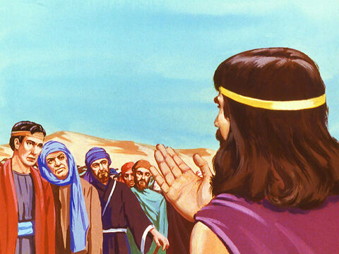 – Până când vă veţi şovăi între două convingeri? – întreba Ilie. – Dacă Domnul este Dumnezeu, urmaţi-L pe El, iar dacă Baal este Dumnezeu, urmaţi-L pe acesta! – Imagine 23