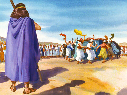 Ilie a stat la o parte în timp ce profeţii lui Baal şi-au pregătit jertfa, şi l-au chemat în ajutor pe dumnezeul lor de dimineaţă până la amiază. – Imagine 28