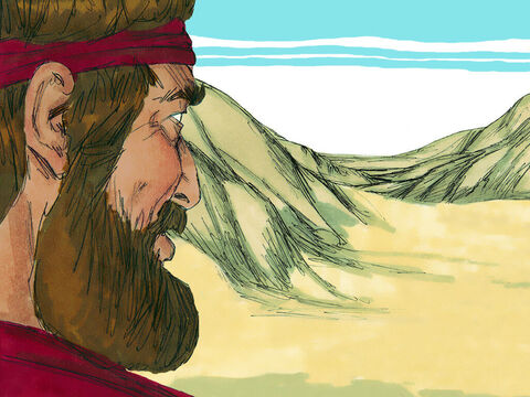 Când pârâul a secat, Dumnezeu i-a poruncit lui Ilie să pornească spre nord, spre Sarepta, unde va fi hrănit de o văduvă. – Imagine 3