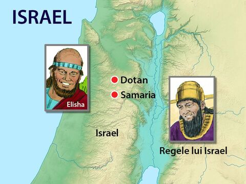 Apoi le-a condus în orașul Samaria, unde staționa regele Israelului și armata lui. – Imagine 7