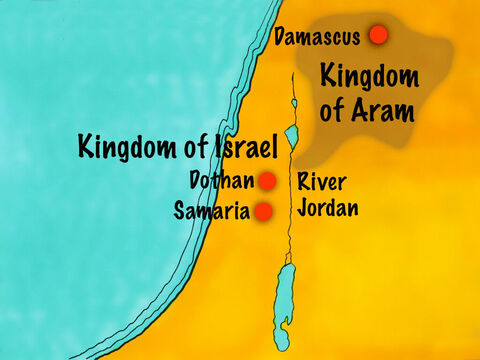 Regatul Aramului nu era departe de Regatul Israelului, unde trăia profetul Elisei. – Imagine 2