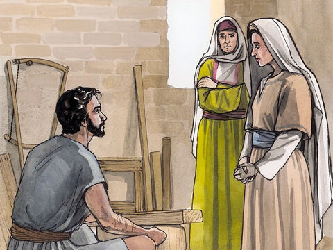 Iată cum a avut loc naşterea lui Isus Cristos: Maria, mama Lui, era logodită cu Iosif, dar înainte ca ei să locuiască împreună, ea a rămas însărcinată de la Duhul Sfânt. Iosif însă, soţul ei, era un om drept şi nu voia s-o facă de ruşine înaintea lumii. De aceea el şi-a propus s-o părăsească pe ascuns. – Imagine 1