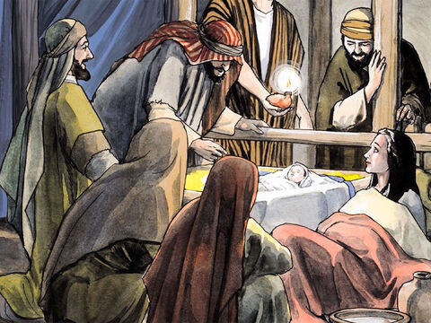 S-au dus repede şi i-au găsit pe Maria, pe Iosif şi Copilul culcat în iesle. Când i-au văzut, le-au făcut cunoscut ceea ce li se spusese despre Acest Copil. – Imagine 10