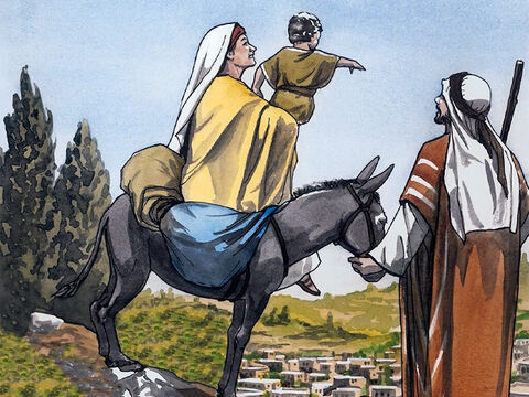Iosif s-a sculat, a luat Copilul şi pe mama Lui şi a venit în Israel. Dar când a auzit că în Iudeea domnea Arhelau în locul tatălui său Irod, Iosif s-a temut să se ducă acolo şi, fiind înştiinţat de Dumnezeu în vis, a plecat în ţinuturile Galileii. – Imagine 7