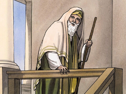 Călăuzit de Duhul, el a venit în Templu. Când părinţii L-au adus înăuntru pe Copilul Isus, ca să împlinească cu privire la El obiceiul Legii,... – Imagine 4