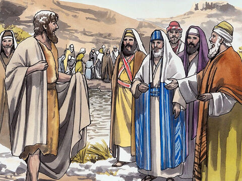 Dar când a văzut că mulţi farisei şi saduchei vin la botezul lui, Ioan le-a zis: „Pui de vipere, cine v-a arătat cum să fugiţi de pedeapsa care vine?!“ – Imagine 6