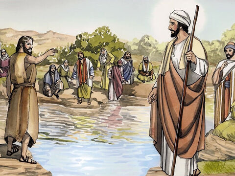 „...Căruia eu nu sunt vrednic să-I duc sandalele! El vă va boteza cu Duhul Sfânt şi cu foc.“ – Imagine 11