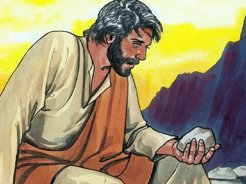 Atunci ispititorul s-a apropiat de El şi I-a zis:<br/>– Dacă eşti Fiul lui Dumnezeu, porunceşte ca aceste pietre să devină pâini!<br/>Însă Isus i-a răspuns:<br/>– Este scris: „Omul nu trăieşte numai cu pâine, ci cu orice cuvânt care iese din gura lui Dumnezeu“. – Imagine 3