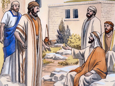 Isus l-a văzut pe Natanael venind la El şi a zis despre el: „Iată, într-adevăr, un israelit în care nu este viclenie!“<br/>Natanael L-a întrebat:<br/>– De unde mă cunoşti? – Imagine 8