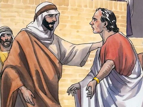 Când acesta a auzit că Isus a venit din Iudeea în Galileea, s-a dus la El şi L-a rugat să vină să-i vindece fiul, căci era pe moarte. – Imagine 5