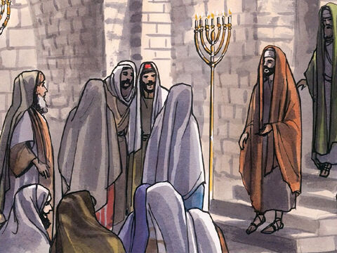 Isus a venit în Nazaret, unde fusese crescut, şi, după obiceiul Său, a intrat în sinagogă în ziua de Sabat şi S-a ridicat să citească. – Imagine 2