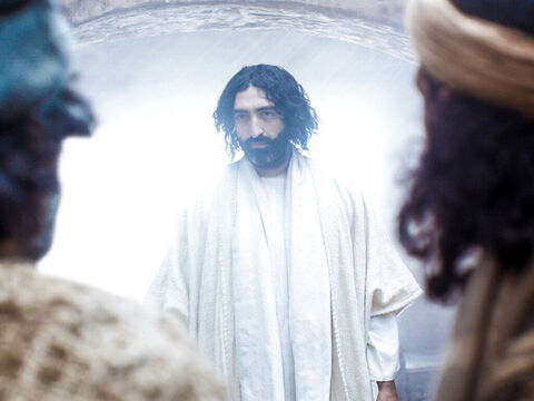 – De ce sunteţi tulburaţi, şi vă îndoiţi de faptul că sunt viu? întrebase Isus. Uitaţi-vă la mâinile mele şi la picioarele mele. Eu sunt. Atingeţi-mă, şi vedeţi că nu sunt duh. – Imagine 4