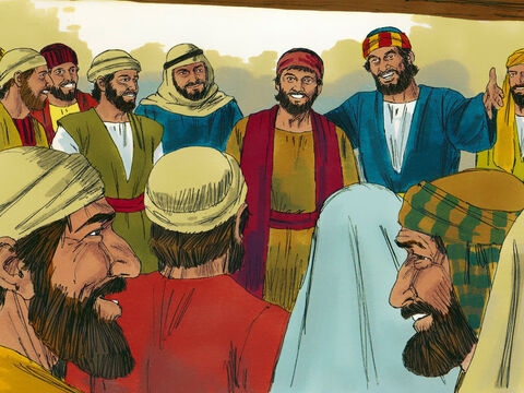 Iar Domnul l-a ales pe Matia. El s-a alăturat celor 11 de apostoli, astfel numărul lor fiind iarăşi 12. – Imagine 11