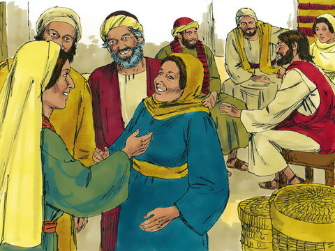 Când samaritenii au venit la El, L-au rugat să rămână la ei. Şi El a rămas acolo două zile. Mulţi au crezut în El, şi-i ziceau femeii:<br/>– Acum nu mai credem din pricina spuselor tale, căci am auzit noi înşine şi ştim că, într-adevăr, Acesta este Mântuitorul lumii! – Imagine 13