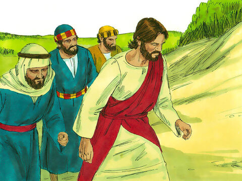 În drum spre Ierusalim, Isus şi ucenici Săi au trecut printre Samaria şi Galileea. – Imagine 1
