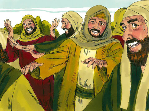 Când i-a văzut, Isus le-a zis: – Duceţi-vă şi arătaţi-vă preoţilor! (Preotul local trebuia să decidă dacă omul a fost vindecat de lepră.) Şi, în timp ce se duceau, au fost curăţiţi. – Imagine 3