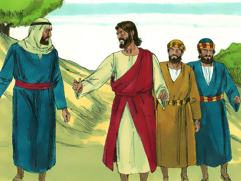 În timp ce coborau de pe munte, Isus le-a poruncit: să nu spună nimănui despre viziune până când El nu va fi înviat dintre cei morţi. Ucenicii au păstrat secretul, dar au început să discute ce înseamnă „învierea“. – Imagine 8