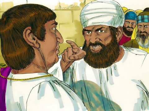 Ei însă au insistat:<br/>– Întărâtă poporul, dând învăţătură prin toată Iudeea. A început din Galileea, şi a ajuns până aici! – Imagine 5