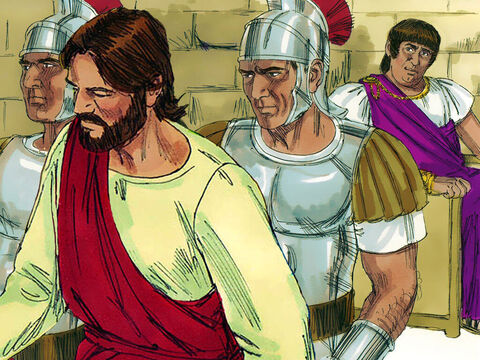 Când a auzit că Isus este din Galilea, regiune ce se afla sub autoritatea lui Irod Antipa, L-a trimis pe Isus la el să-L interogheze, pentru că se afla şi el în Ierusalim în zilele acelea. – Imagine 6