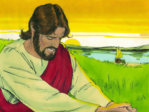 După ce mulţimea plecase, Isus s-a urcat pe un dâmb să se roage. – Imagine 2