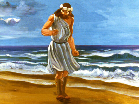 Iona a decis să-L ignoreze pe Dumnezeu, şi s-a dus în cealaltă direcţie pe malul mării. – Imagine 10