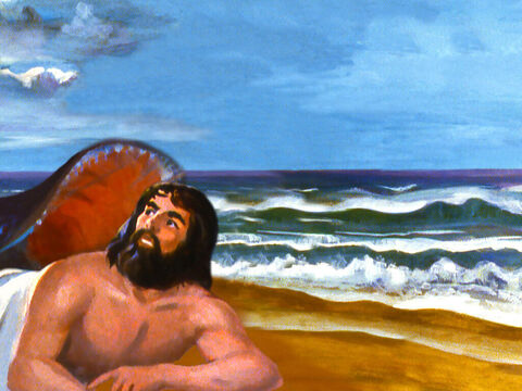 Apoi Dumnezeu i-a vorbit peştelui, care l-a vărsat pe Iona pe pământ. – Imagine 27