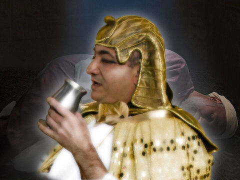 – ...şi am pus cupa în mâna lui Faraon. – Imagine 16