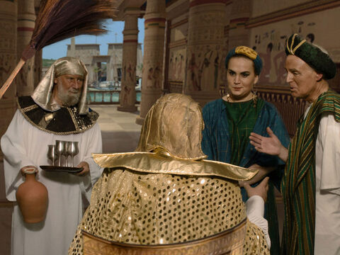 După ce s-a întors în slujbă, paharnicul a uitat de Iosif, şi nu i-a menţionat numele lui Faraon. – Imagine 28